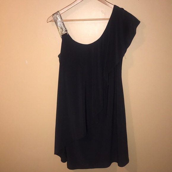 charcoal gray cocktail dress